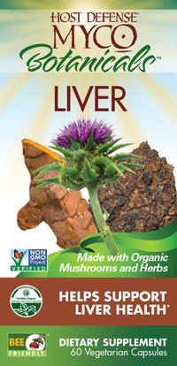 Liver: 60 Capsules; Host Defense® MycoBotanicals®